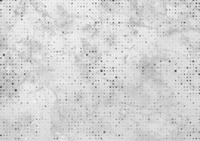 Black small square dots on abstract grunge grey background vector