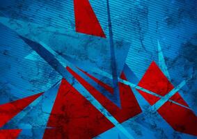 Hi-tech geometric low poly grunge abstract background vector