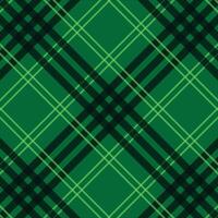 Lightweight Green Plaid Fabric vector