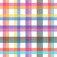 Soft Cotton Checkered Fabric vector