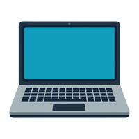 Laptop computer icon isolated on white background illustration vector