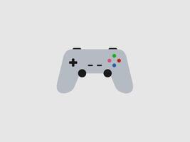 This is a flat illustration of a game controller vector