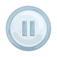pause buttons illustration vector