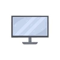 desktop computer illustration vector