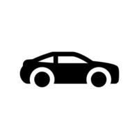 A simple icon representing machine, side view vector