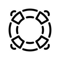 A clean and simple icon for lifeline vector