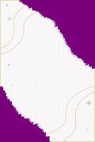 Torn paper with space for your own text. vector