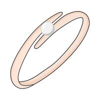 illustration of Toe Ring vector