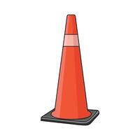 A Traffic Cone illustration vector