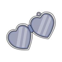 illustration of Heart Locket vector