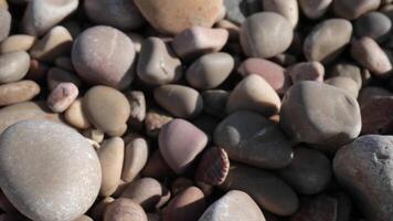 A pile of rocks and pebbles on the ground video