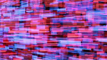 Abstract red and blue lines in a pattern video