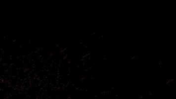 4K Fire Sparks Particle Effect Animation Seamless Looping Ember Background for Burning Flames Explosion and VFX Compositing video