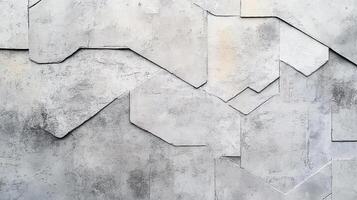 Abstract Geometric Concrete Wall Texture with Layered Patterns photo