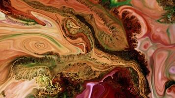 Abstract Colorful Ink Diffusion Spread Pattern video