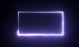 A square frame with a glowing light on it video