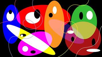 Abstract circle shape colorful Template, Geometric Background, flat design Illustration, Modern Background. vector