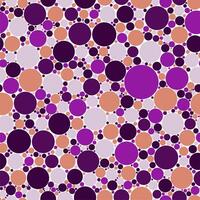 Abstract seamless violet or purple circles background. Geometric pattern. Pattern for print, advertising, web design. vector