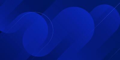 Abstract blue background with geometric shape vector