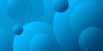 Blue abstract background with liquid circle effect. Modern background design vector