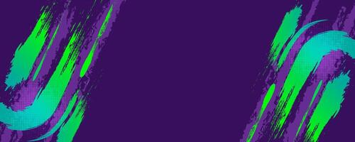 Green and purple abstract background with grunge texture and modern design illustration template vector