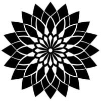 Collection of Floral Silhouette for Creative Projects vector