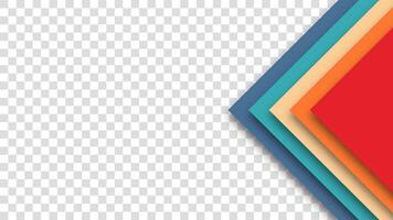 Unique retro background featuring futuristic geometric design. 1970s 1980s 1960s inspired colors with a stylish and artistic composition. vector