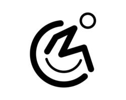 Bold, minimalist icon depicting a person in a wheelchair, perfect for websites, apps, and infographics related to accessibility, disability awareness, or inclusivity. vector