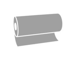 A simple yet impactful illustration of a rolledup material. Perfect for concepts of packaging, production, manufacturing, or the abundance of resources. vector