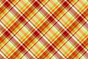 Vibrant diagonal plaid pattern in autumnal hues. Perfect for textile design, website backgrounds, or seasonal projects. Warm colors and seamless repeat create a versatile image. vector