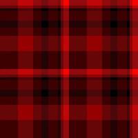 Bold red and black plaid pattern. Perfect for textiles, apparel, or web design. This striking graphic offers a classic yet modern feel, evoking warmth and style. vector