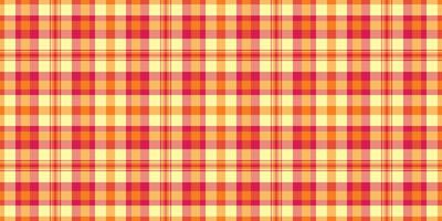 Wine texture pattern background, romantic fabric seamless plaid. Korean check tartan textile in red and orange colors. vector