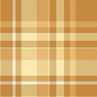 Elegant warmtoned plaid pattern in cream and brown hues. Perfect for autumnal designs, textile prints, website backgrounds, or packaging. Subtle texture adds visual interest. vector