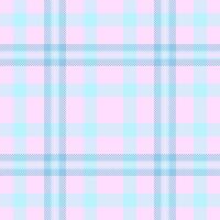 Many tartan check textile, image texture pattern fabric. Veil plaid background seamless in light and cyan colors. vector