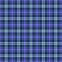 Neat textile fabric texture, handkerchief seamless check. 1970s background plaid pattern tartan in blue and light colors. vector