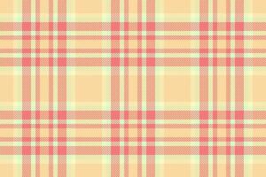 Variation seamless plaid pattern, oktoberfest texture tartan fabric. Glen background textile check in light and amber colors. vector