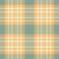 Elegant pastel plaid pattern. Soft orange, beige, and sage green hues create a calming, versatile texture ideal for fashion, home decor, and website backgrounds. vector