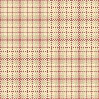 Elegant beige and red plaid pattern. Perfect for textile design, apparel, home decor, or website backgrounds. This classic, repeatable texture offers a sophisticated and timeless aesthetic. vector