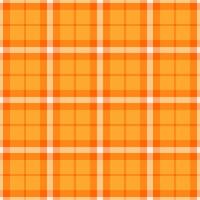 Elegance texture fabric tartan, retro seamless pattern. Up background check textile plaid in bright and orange colors. vector