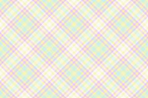 Multicolor seamless tartan check, scotland texture fabric. New year textile plaid background pattern in light and white colors. vector