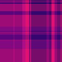 Drawing textile plaid, decorating check texture tartan. Nostalgia fabric background pattern seamless in pink and magenta colors. vector