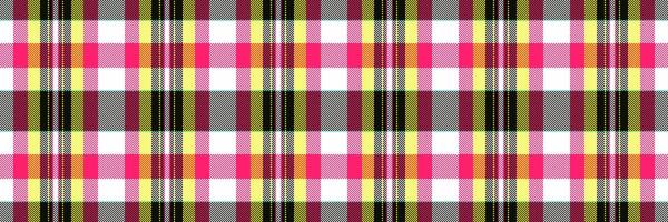 Lined fabric background texture, post check textile. Folklore pattern seamless tartan plaid in white and black colors. vector