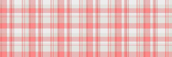 Elegant coral and cream plaid pattern. Perfect for textile design, fashion, website backgrounds, or scrapbooking projects. The soft, subtle color palette evokes feelings of calmness and femininity. vector