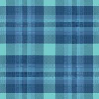Seamless teal and navy blue plaid pattern. Perfect for textile designs, apparel, website backgrounds, or any project needing a stylish, textured backdrop. vector
