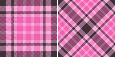 Tartan check texture of plaid fabric seamless with a pattern background textile. Set in wedding colors. Modern duvet covers for the bedroom. vector