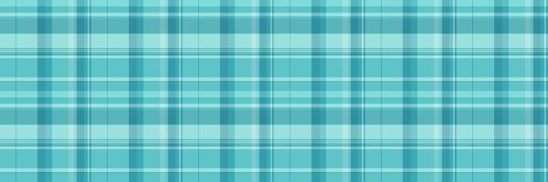 Serene teal and aqua plaid pattern. Perfect for textile design, website backgrounds, or adding a touch of calm to your projects. This repeating texture offers versatility and visual appeal. vector