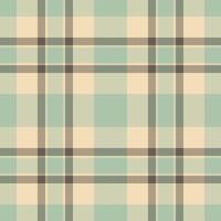 Subtle pastel plaid pattern in calming mint and beige tones. Perfect for textile design, website backgrounds, or crafting projects. Evokes feelings of serenity and understated elegance. vector