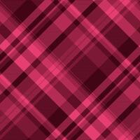 Stunning diagonal plaid pattern in rich burgundy and pink hues. Perfect for textile designs, fashion, websites, or any project needing a sophisticated and textured background. vector
