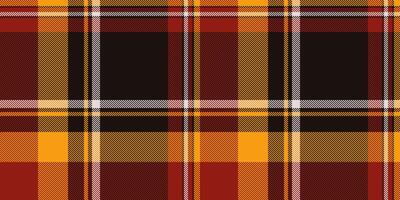Contemporary pattern texture seamless, painting fabric tartan plaid. Girly check background textile in black and red colors. vector