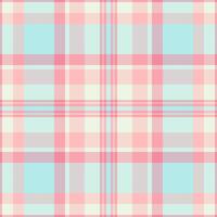 Delicate pastel plaid pattern in pink, blue, and cream. Perfect for textile designs, scrapbooking, and feminine branding. This soft, subtle texture evokes feelings of calmness and tranquility. vector